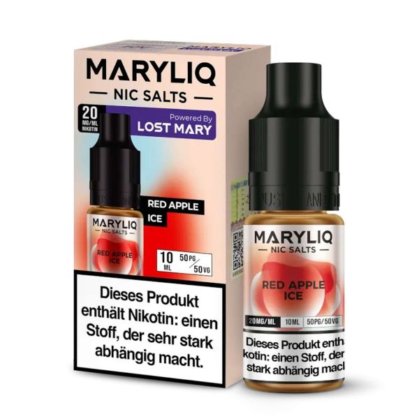 Maryliq Nikotinsalz Liquid 10 ml - 20 mg - Red Apple Ice