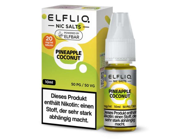 Elf Bar - ElfLiq 10ml - 20mg - Pineapple Coconut