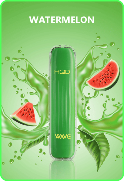 HQD Wave - Watermelon (Wassermelone) - Einweg E-Shisha ca. 600 Züge