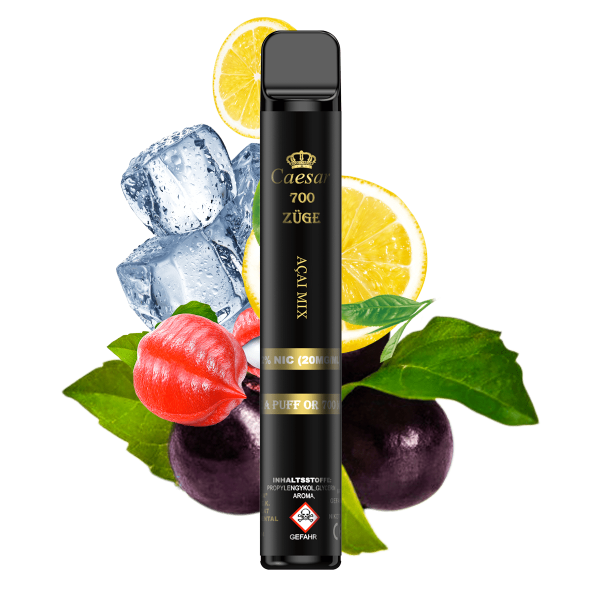 Caesar Vape 700 Züge 20mg - Acai Berry Gurana Lemon