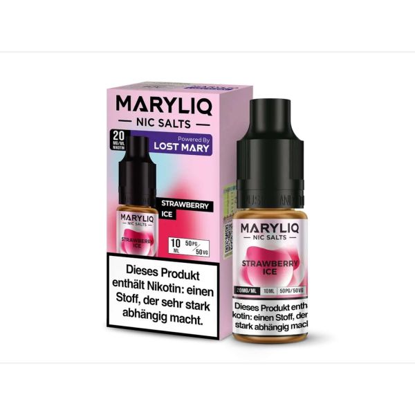 Maryliq Nikotinsalz Liquid 10 ml - 20 mg - Strawberry Ice