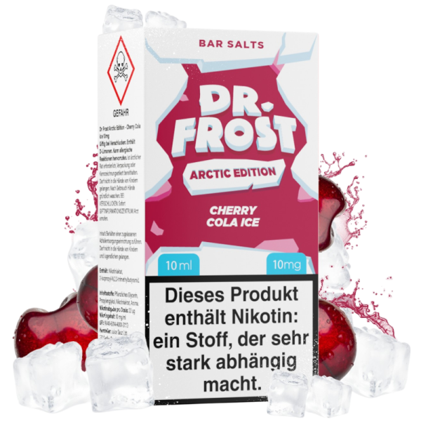 Dr. Frost Arctic Edition - Nikotinsalz Liquid 10ml - 10mg - Cherry Cola Ice