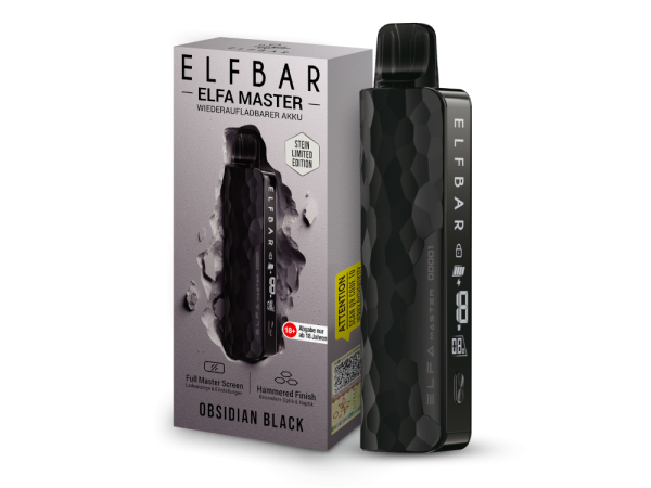 Elfbar Elfa Master Akku 850 mAh - obsidian-schwarz (Limited Edition)