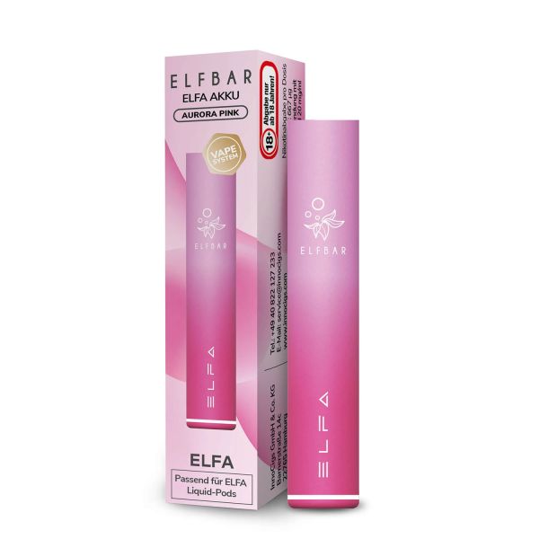 Elfbar Elfa Akku 500 mAh - Aurora Pink