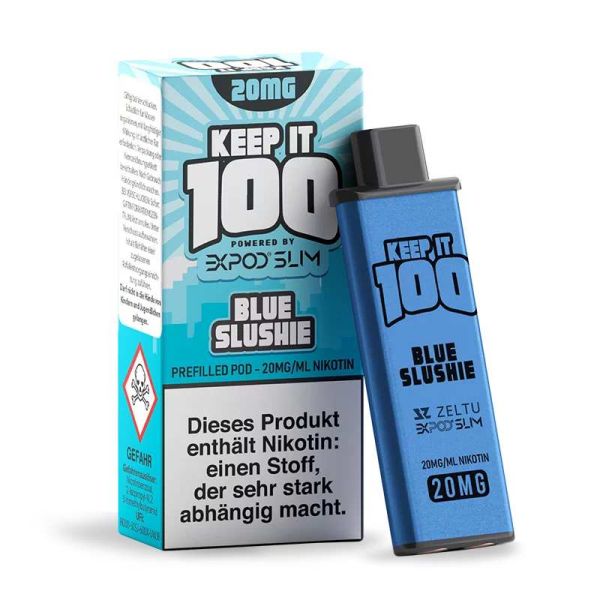 Expod Slim Pod - Keep it 100 - 20mg - Blue Slushie