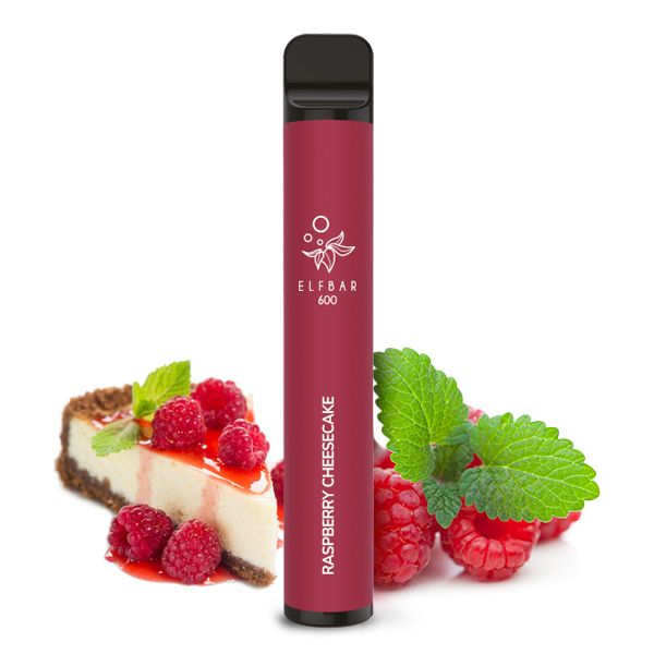 Elfbar 600 Einweg E-Shisha 20mg - Raspberry Cheesecake