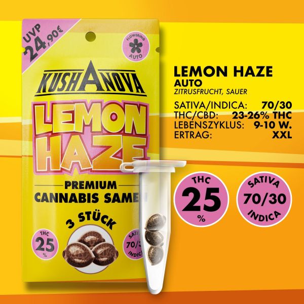 Kushanova Cannabissamen - Lemon Haze