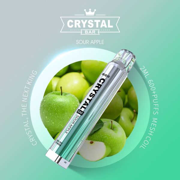 SKE Crystal Bar Einweg E-Zigarette 20mg - Sour Apple