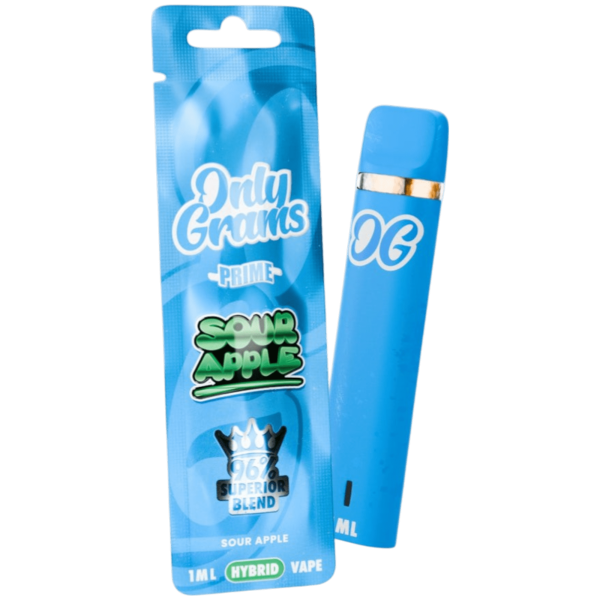 Only Grams - Blue Line - 96% - Sour Apple 1 ml