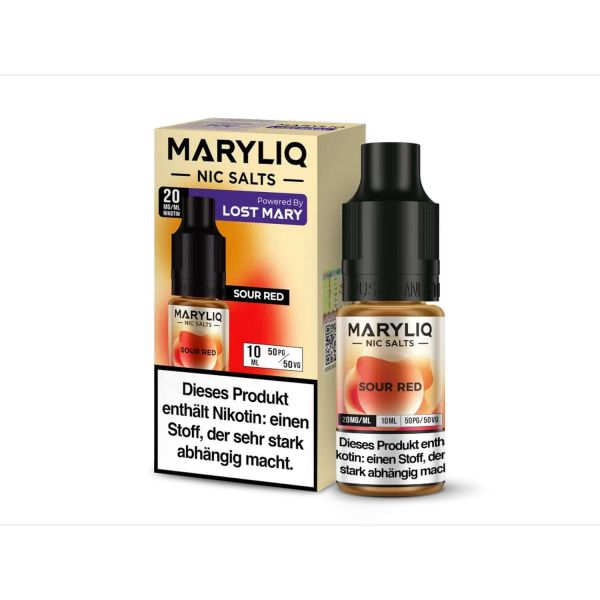 Maryliq Nikotinsalz Liquid 10 ml - 20 mg - Sour Red