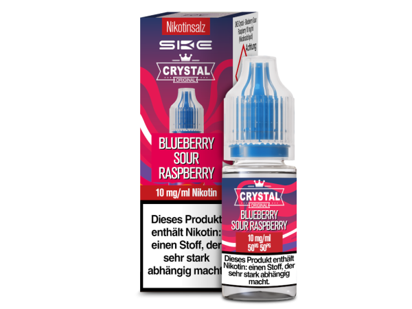 SKE - Crystal - Nikotinsalz Liquid 10 mg/ml - Blueberry Sour Raspberry