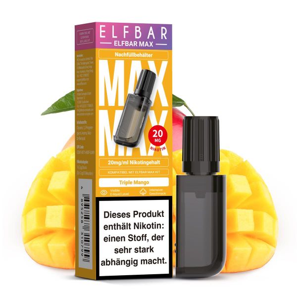 Elfbar Max Refill Container 20mg - Triple Mango