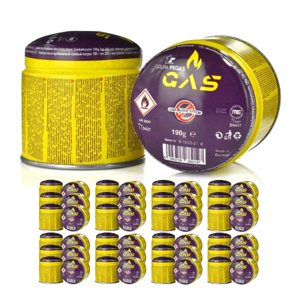 Pegas Gaskartuschen - Set 6x