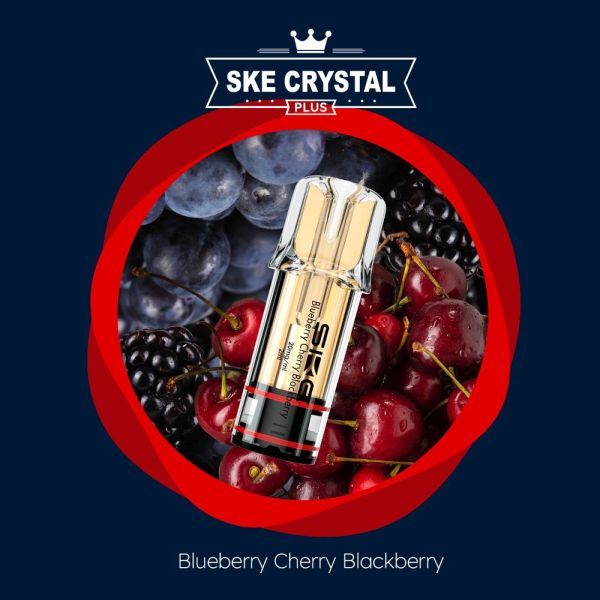 SKE Crystal Pod - 20mg - Blueberry Cherry Blackberry