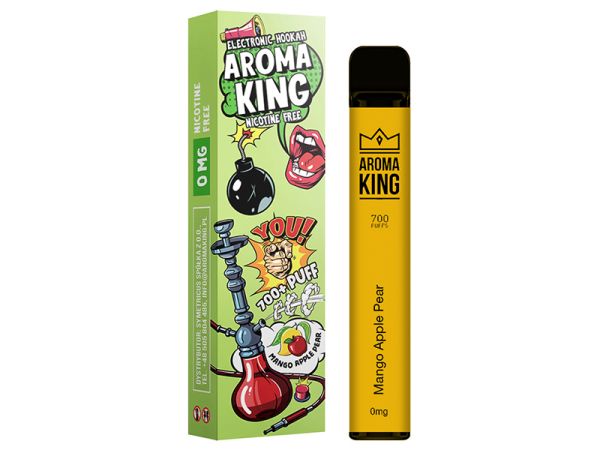 Aroma King Mango Apple Pear Einweg E-Shisha ohne Nikotin ca. 700 Züge