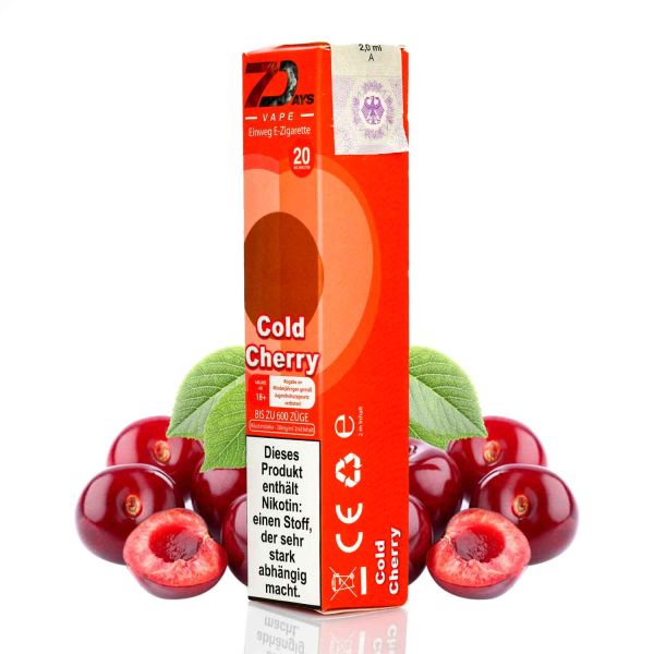 7 Days Vape - 20mg - Cold Cherry
