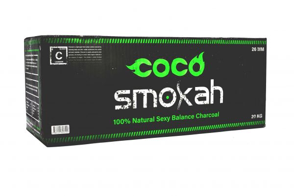 Smokah Premium Shisha Kohle - Kokosnuss Naturkohle 20 Kg