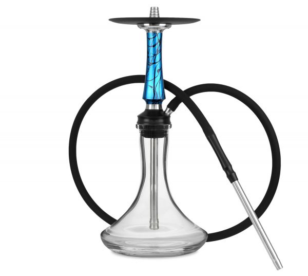 Voodoo Hookah Blue-Black