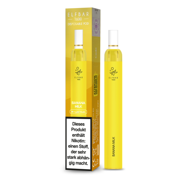 Elf Bar T600 Einweg E-Shisha 20mg - Banana Milk