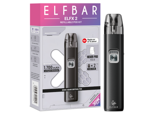 Elfbar Elfx 2 - Matte Black