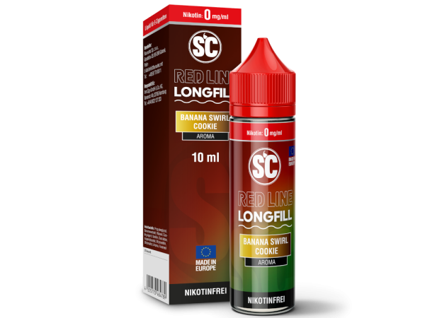 SC - Red Line - Longfills 10 ml - Banana Swirl Cookie