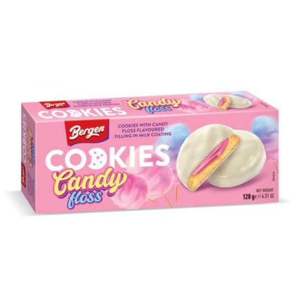 Bergen Candy Floss Cookies 128g