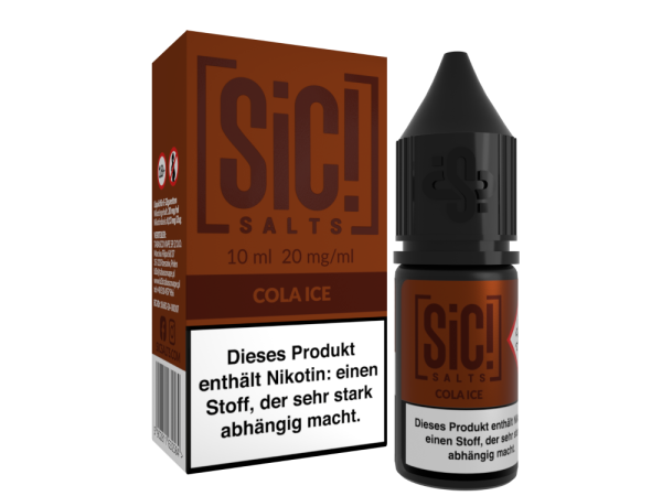 SiC! Salts 20mg Nikotinsalz Liquid 10ml - Cola Ice