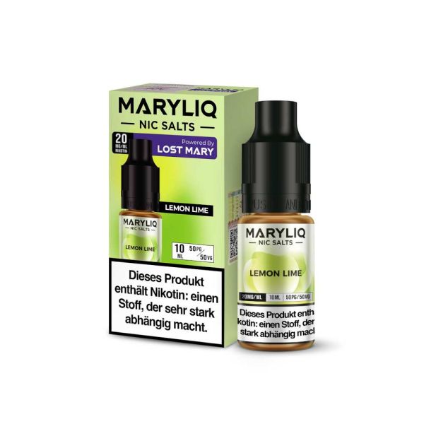 Maryliq Nikotinsalz Liquid 10 ml - 20 mg - Lemon Lime