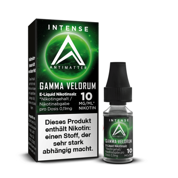 Antimatter Intense Nikotinsalz - Gamma Velorum - 10mg 10ml Liquid