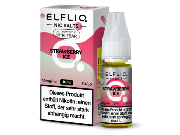 Elf Bar - ElfLiq 10ml - 10mg - Strawberry Ice