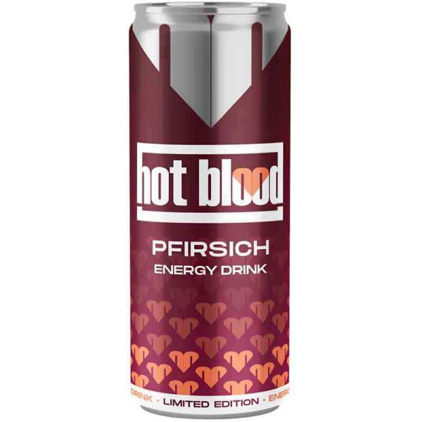 Hot Blood Energy Pfirsich 250 ml