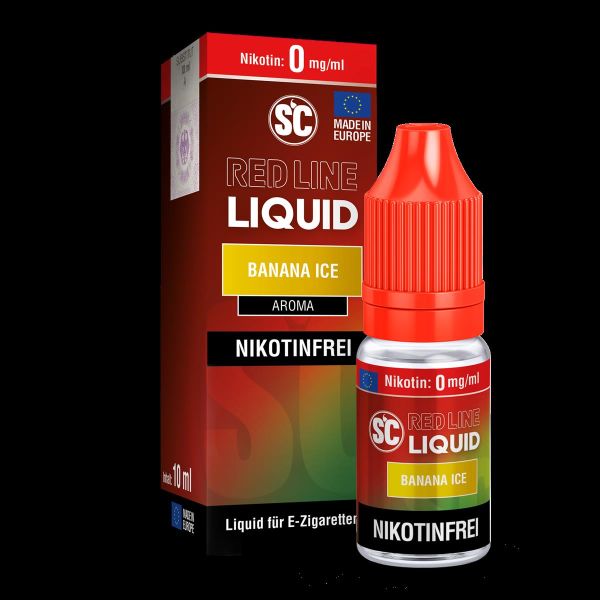 SC - Red Line - Banana Ice - 0 mg - Nikotinsalz Liquid