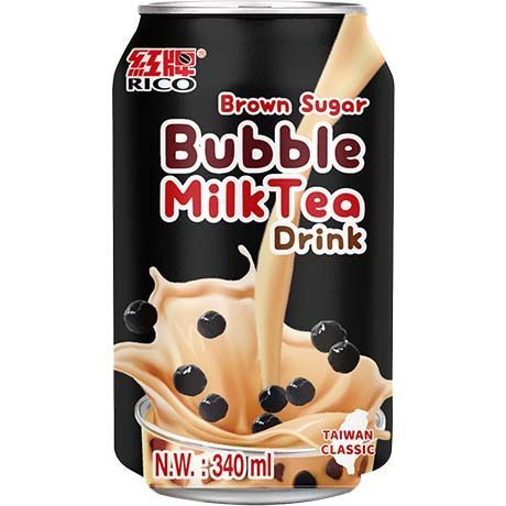 Bubble Milk Tea Drink - Brown Sugar - 340 ml