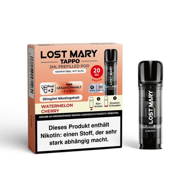 Lost Mary Tappo Pods - 20mg - Watermelon Cherry