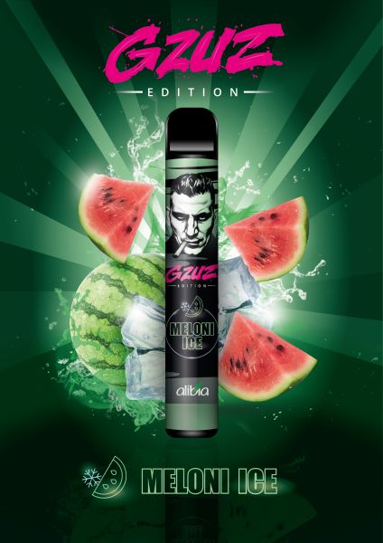 GZUZ 700 Einweg E-Zigarette 20 mg - Watermelon Ice