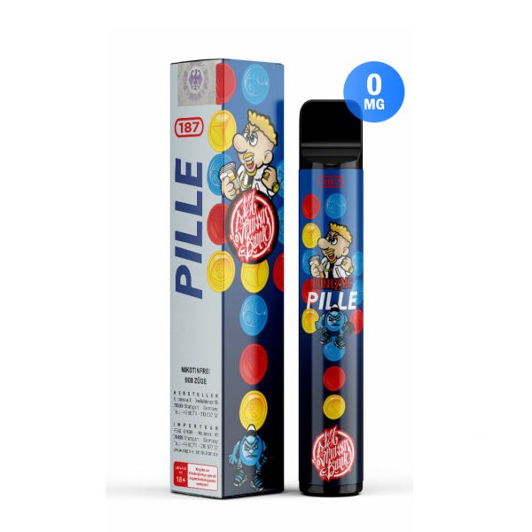 187 Strassenbande 600 Einweg E-Zigarette 0mg - Bonez MC - Pille