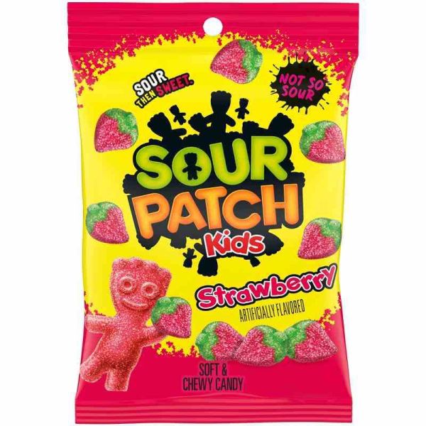 Sour Patch Kids Strawberry Peg Bag 102g Tüte