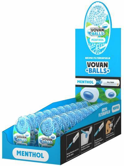 Vovan Balls - 100 Aroma Filterkapseln - Green Mint