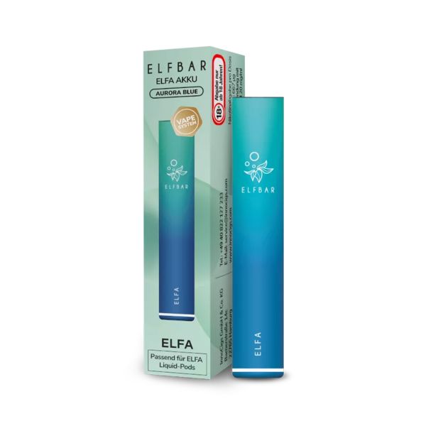 Elfbar Elfa Akku 500 mAh - Aurora Blau