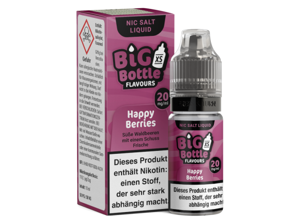 Big Bottle - 10ml - 20mg - Nikotinsalz Liquid - Happy Berries