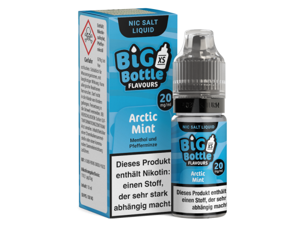 Big Bottle - 10ml - 20mg - Nikotinsalz Liquid - Arctic Mint