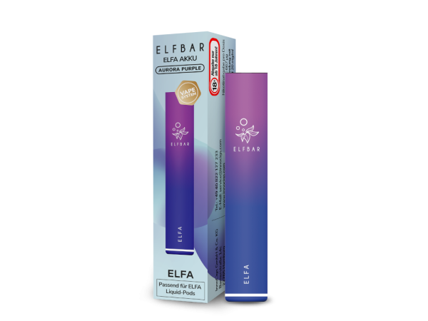 Elfbar Elfa Akku 500 mAh - Aurora Lila