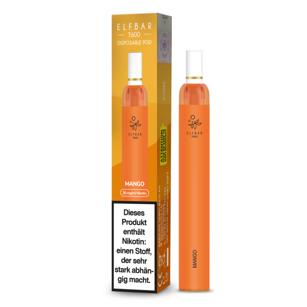 Elf Bar T600 Einweg E-Shisha 20mg - Mango