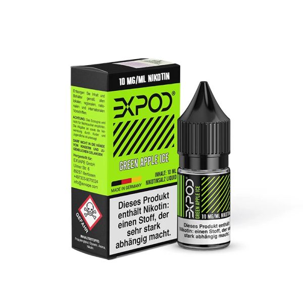 Expod Liquid - Green Apple Ice - 10ml - 10 mg/ml