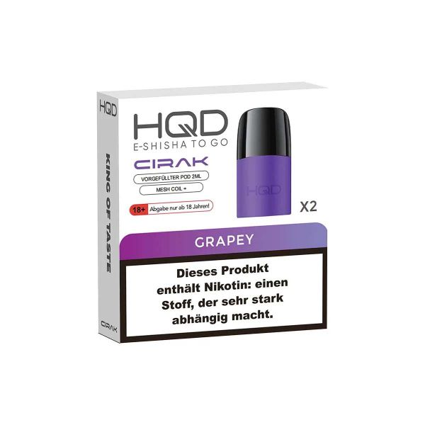 HQD Cirak Pods - 18mg - Grapey