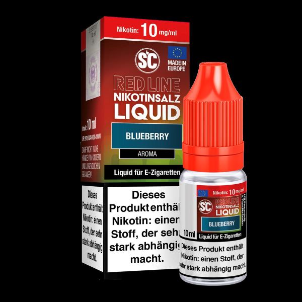 SC - Red Line - Blueberry - 10 mg - Nikotinsalz Liquid
