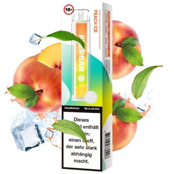 Flerbar Einweg Vape 20mg - Peach Ice