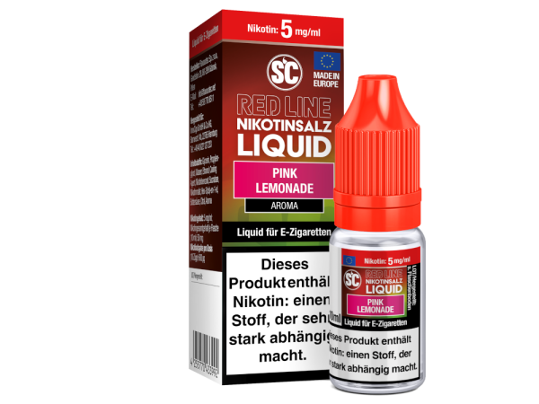 SC - Red Line - Pink Lemonade - 5 mg - Nikotinsalz Liquid