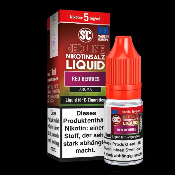 SC - Red Line - Red Berries V2 - 5 mg - Nikotinsalz Liquid