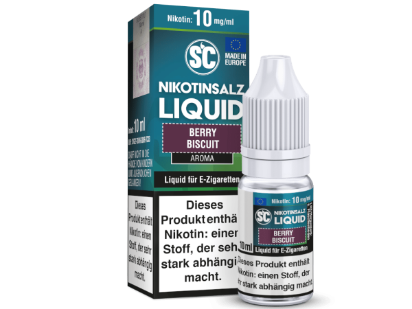 SC Nikotinsalz Liquid - 10 mg - Berry Biscuit